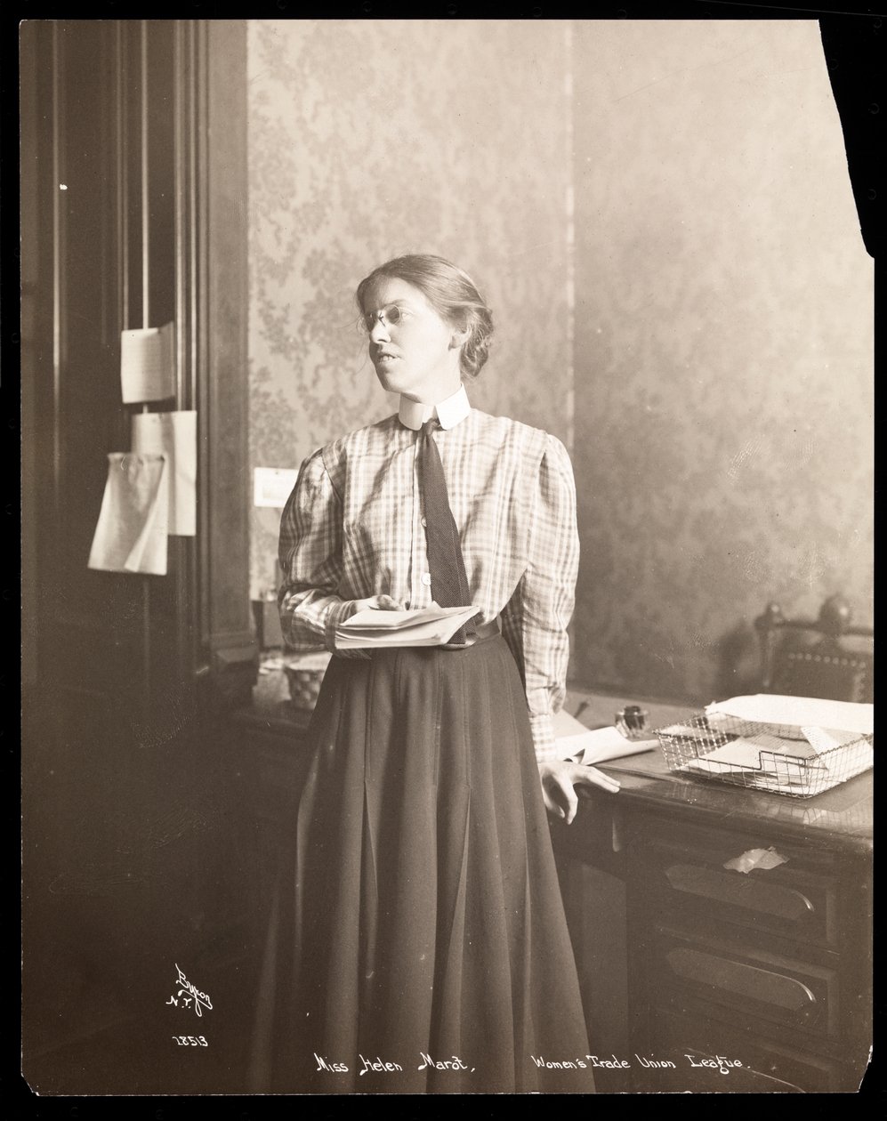 Miss Helen Marot، 1904 (طباعة الجيلاتين الفضي) بواسطة شركة بايرون