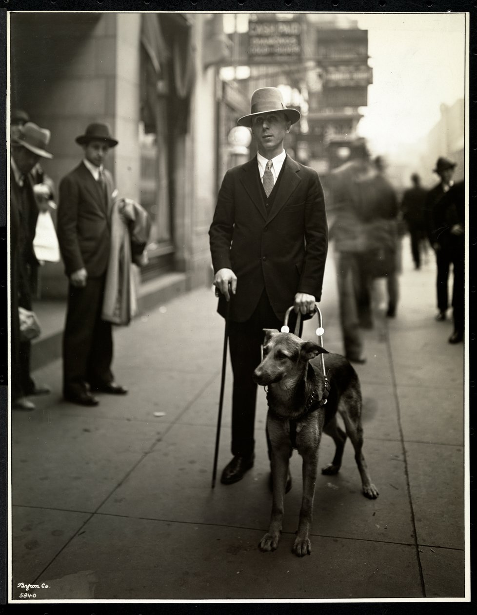 السيد هيمل من جمعية نيويورك للمكفوفين ، 111 East 59th Street ، Rew York ، 1930 (طباعة الجيلاتين الفضي) بواسطة شركة بايرون