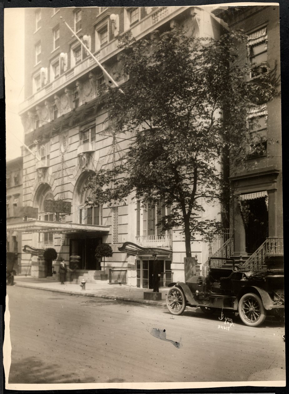 منظر لفندق روبرت تريت ، نيوارك ، نيو جيرسي ، 1916 (طباعة الجيلاتين الفضي) بواسطة شركة بايرون