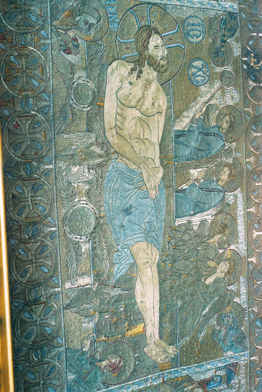 Epitaphios من سالونيكا (التطريز على النسيج) بواسطة البيزنطية