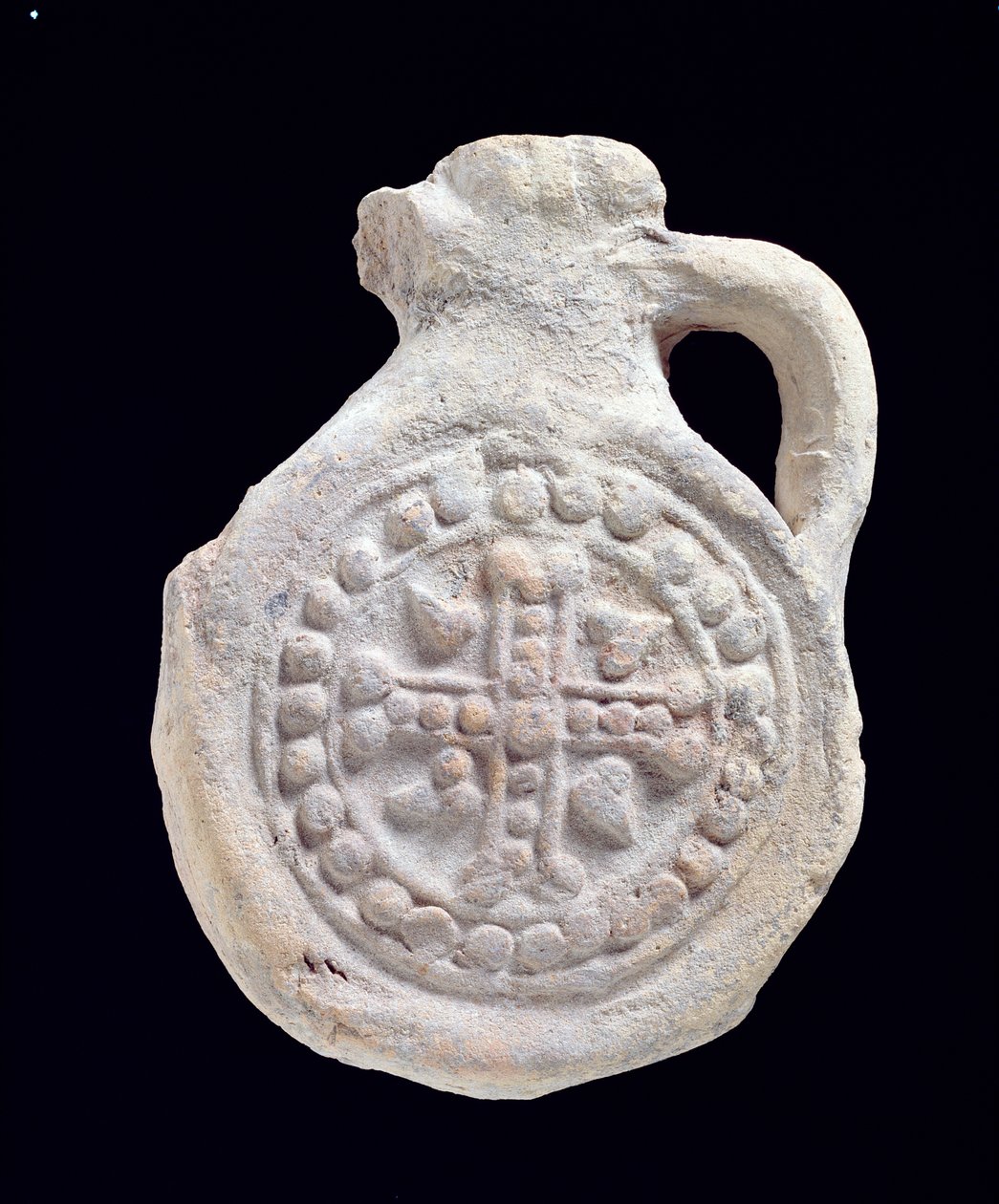 قارورة حاج (طين) بواسطة البيزنطية