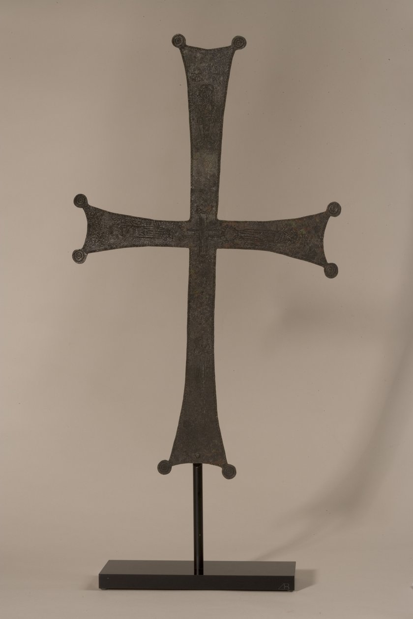 صليب بروكسي مع نقش محفور ، من القرن العاشر إلى الثاني عشر الميلادي (برونزي) (انظر أيضًا 247951) بواسطة البيزنطية
