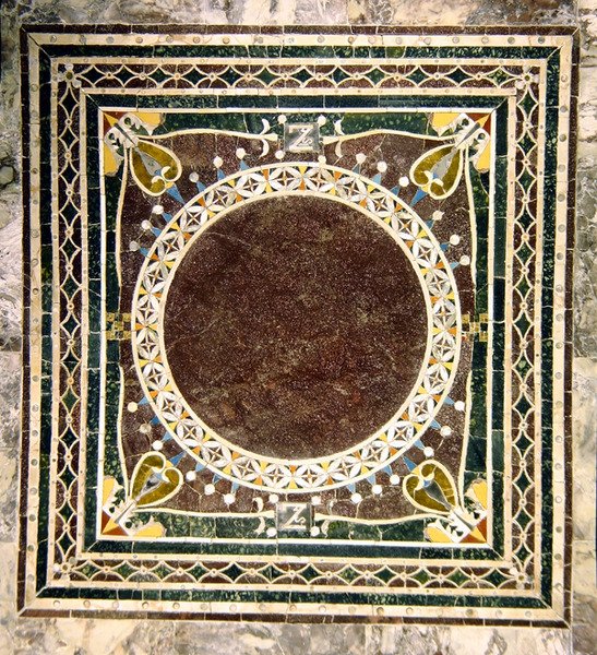 النمط في طائفة opus (فسيفساء) بواسطة المدرسة البيزنطية