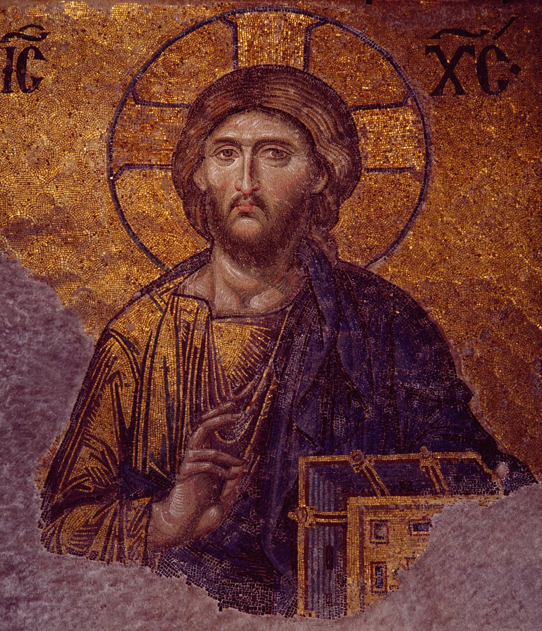 Deesis Christ in Hagia Sophia (mosaic) بواسطة البيزنطية