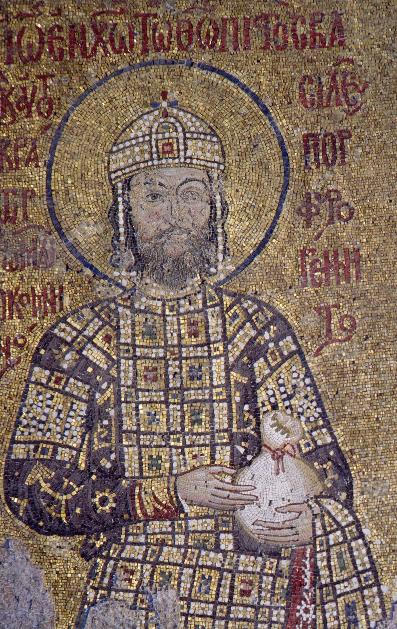 Emperor John Comnenus in Hagia Sophia (mosaic) بواسطة البيزنطية