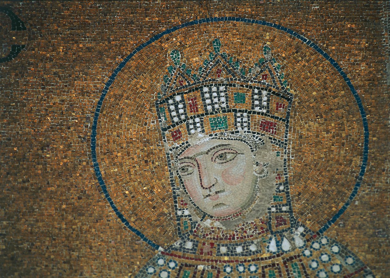 Empress Zoe in Hagia Sophia (mosaic) بواسطة البيزنطية