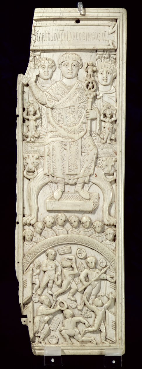 لوحة من Diptych of Consul Areobindus ، القسطنطينية ، 506 م (انظر أيضًا 199108) بواسطة المدرسة البيزنطية