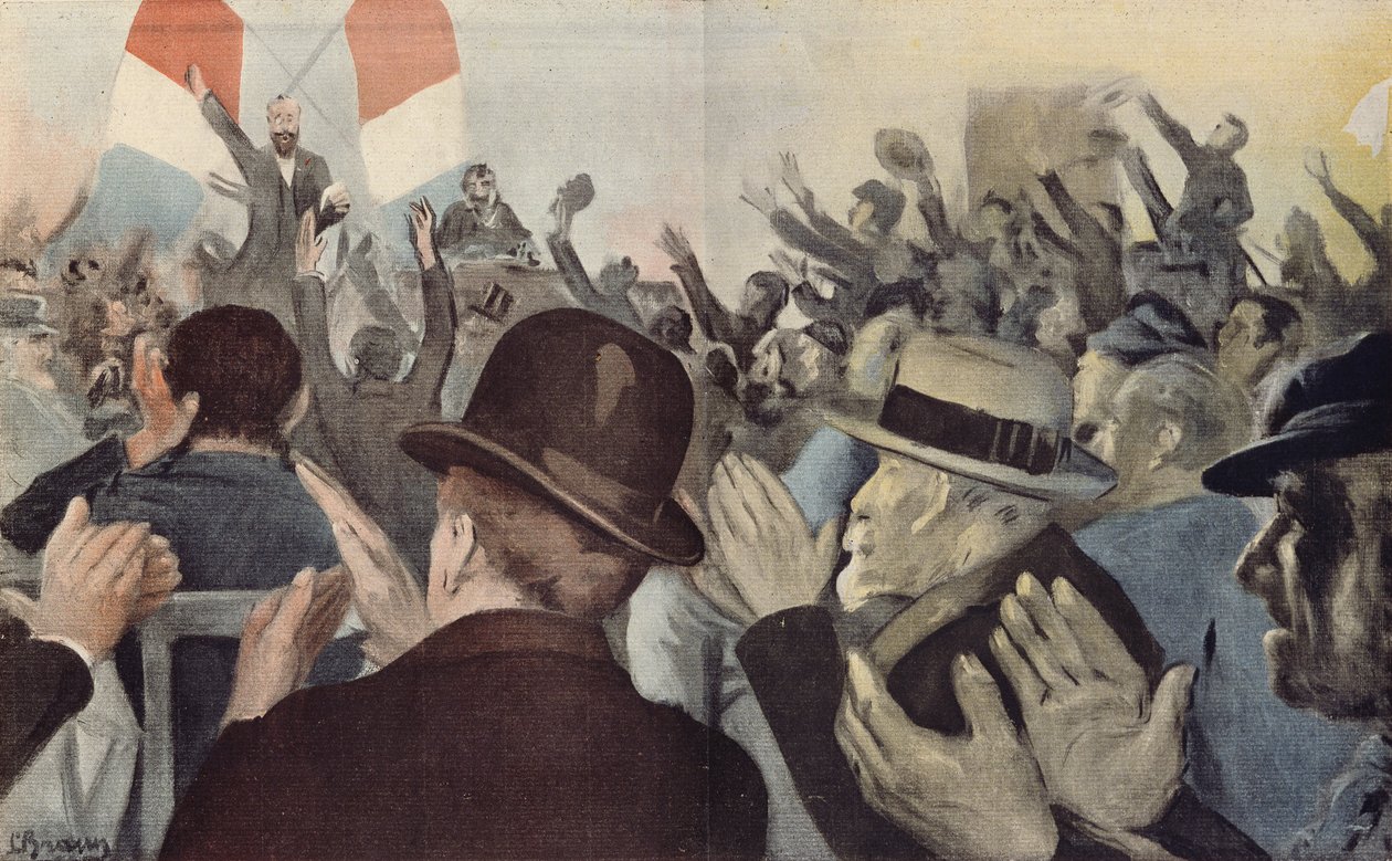 أنتم ، رجال واجب وإخلاص ، من "لاسيتي أو بيور" ، 20 أبريل 1902 (نقش الألوان) بواسطة سي براون