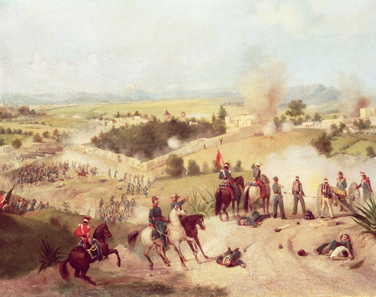 معركة مولينو ديل ري ، 8 سبتمبر 1847 بواسطة C. Escalante
