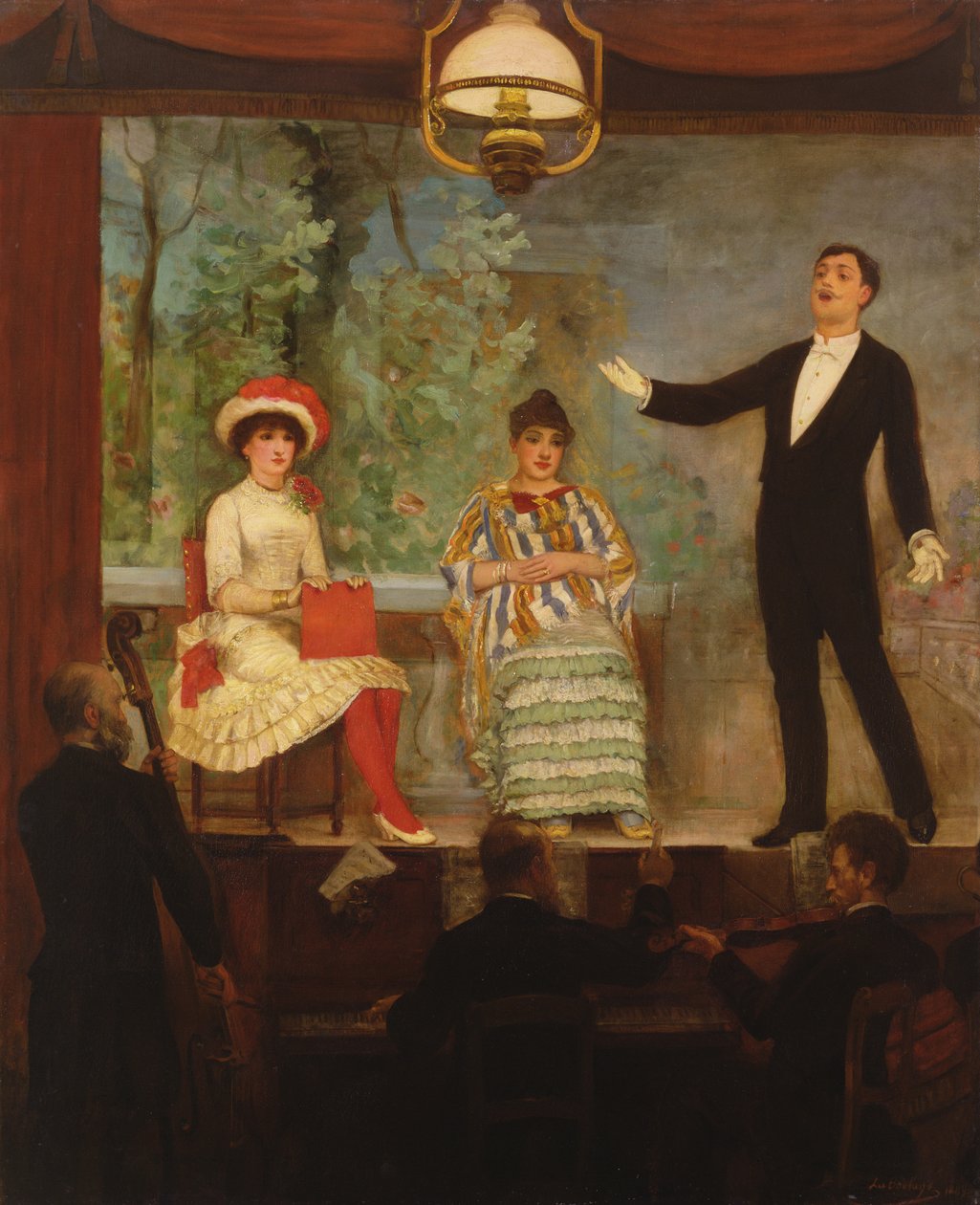 مقهى شانتانت ، 1889 بواسطة CA Paul de la Boulaye