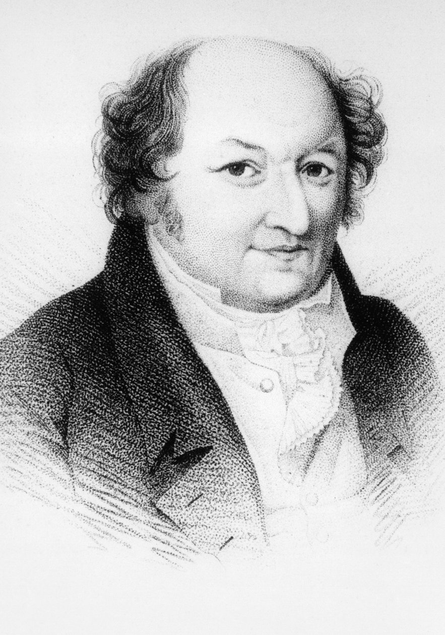 Portrait of Aleksandr Aleksandrovic Sachovskoj (1777-1846), Russian playwright, engraving from Russkaya Talia, anthology by Faddey Venediktovich Bulgarin, published in 1825 بواسطة جي بي وبراون جيه وروبوتام