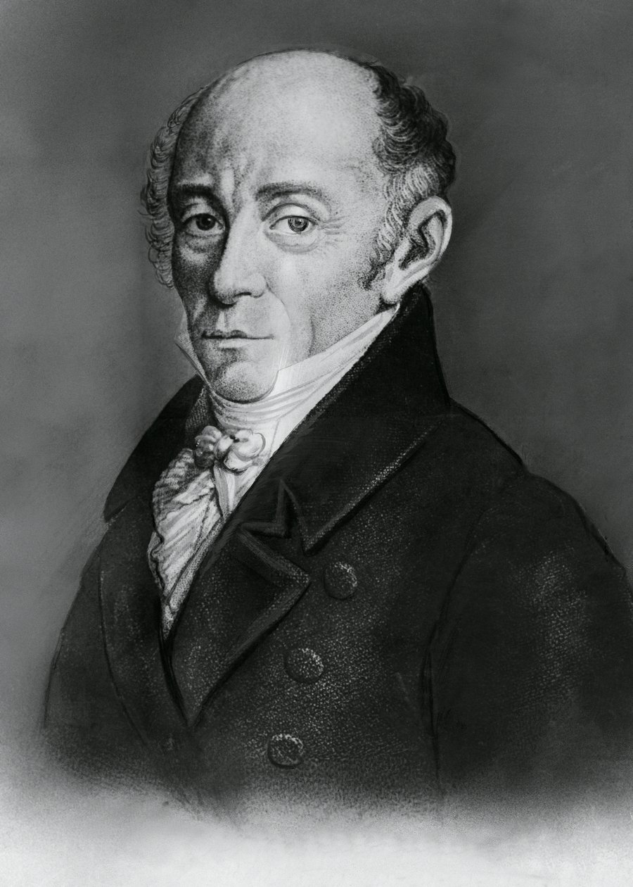 Portrait of Muzio Clementi (1752-1832), Italian composer and pianist, engraving بواسطة جي بي وبراون جيه وروبوتام