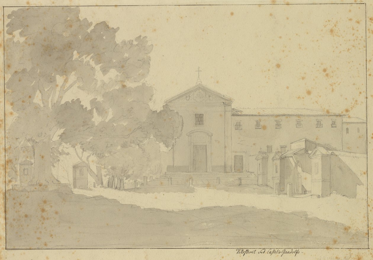 دير Capuchin في Castel Gandolfo جنوب شرق روما. بواسطة كريستوفر فيلهلم إكرسبيرج