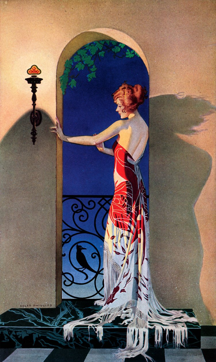 امرأة عصرية في عشرينيات القرن الماضي في إسبانيا ، حوالي عام 1925 (بصمة الشاشة) بواسطة كولز فيليبس