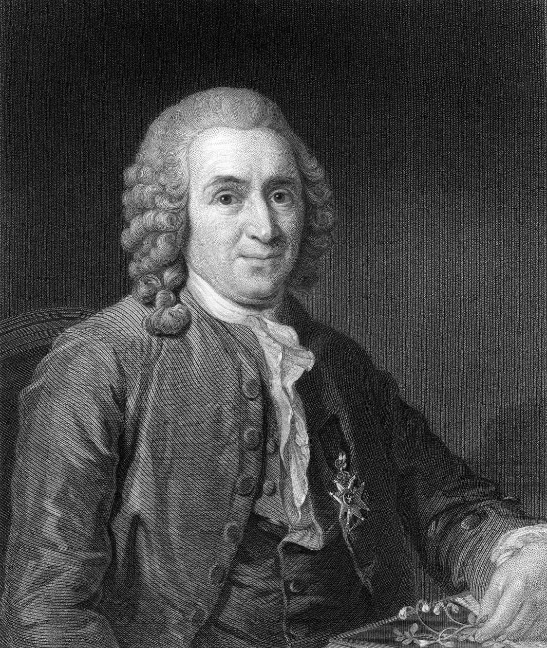 كارولوس لينيوس ، عالم الطبيعة السويدي في القرن الثامن عشر ، 1836. بواسطة CE Wagstaff
