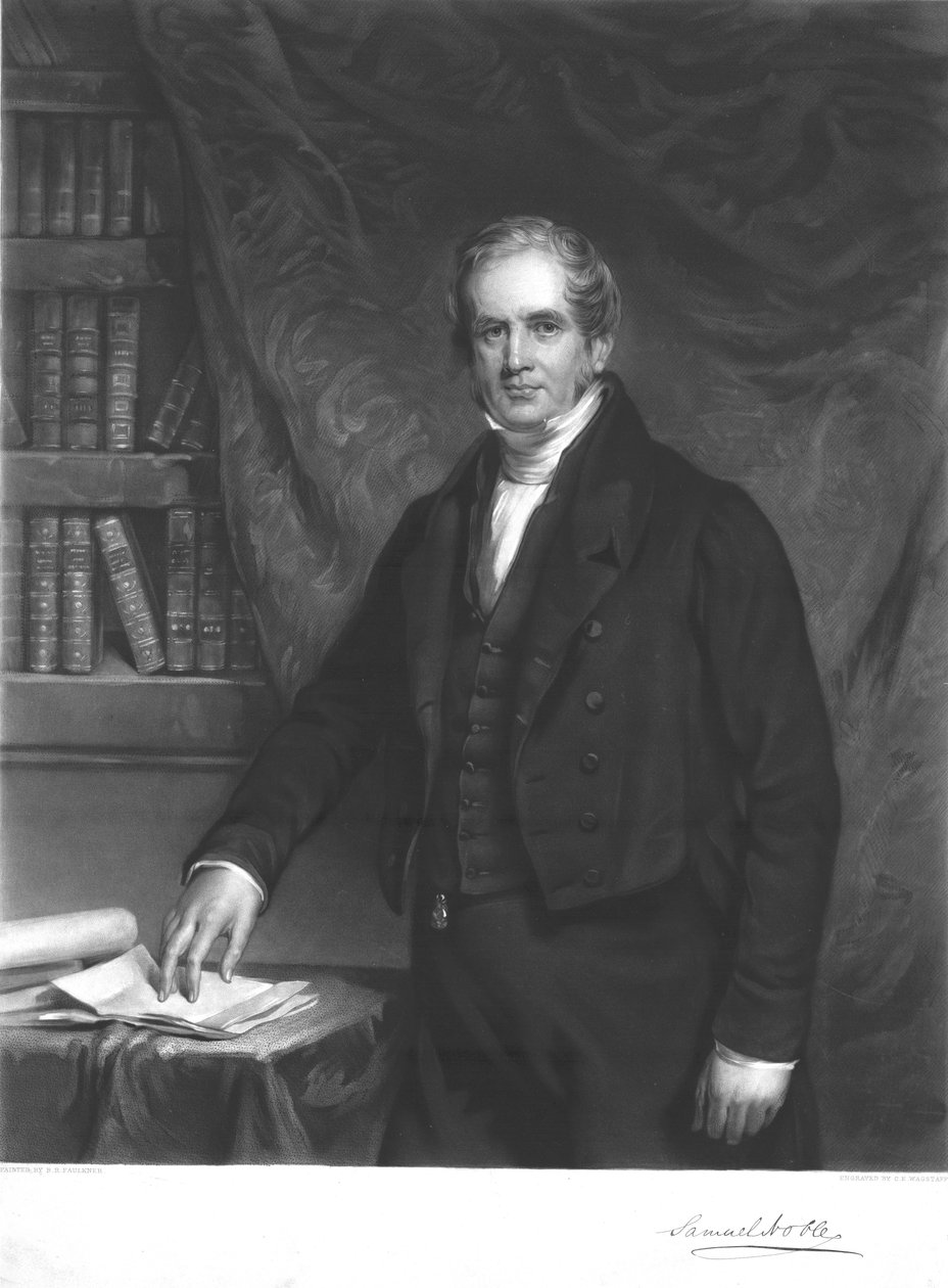 صموئيل نوبل ، 1841 بواسطة CE Wagstaff