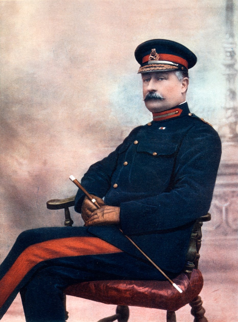 اللواء تشارلز إدموند نوكس ، قائد اللواء الثاني عشر ، جنوب أفريقيا ، 1902. بواسطة C نايت