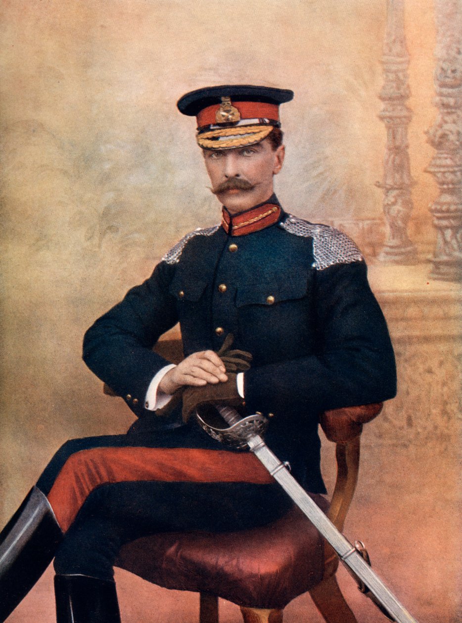 اللواء ج. م. بابينغتون ، قائد لواء الفرسان الأول في جنوب أفريقيا ، 1902. بواسطة C نايت
