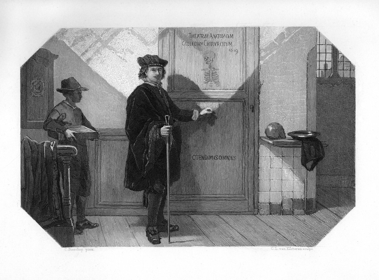 Rembrandt Harmenszoon van Rijn ، الرسام الهولندي في القرن السابع عشر ، c1870. بواسطة دومينيكو ديل باربيير