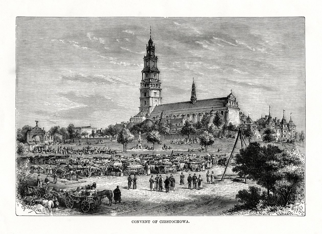 دير شيستوشوا ، بولندا ، 1879 بواسطة C. Laplante