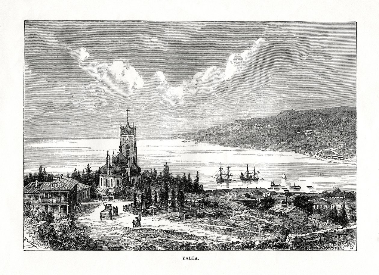يالطا ، جنوب أوكرانيا ، 1879. بواسطة C. Laplante