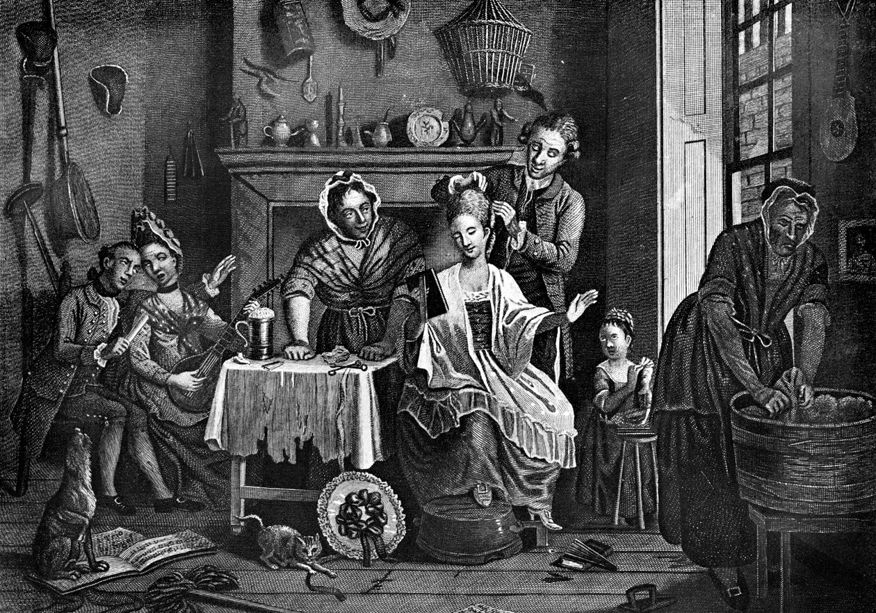 حياة عالية أسفل الدرج ، 1772 بواسطة كالدويل