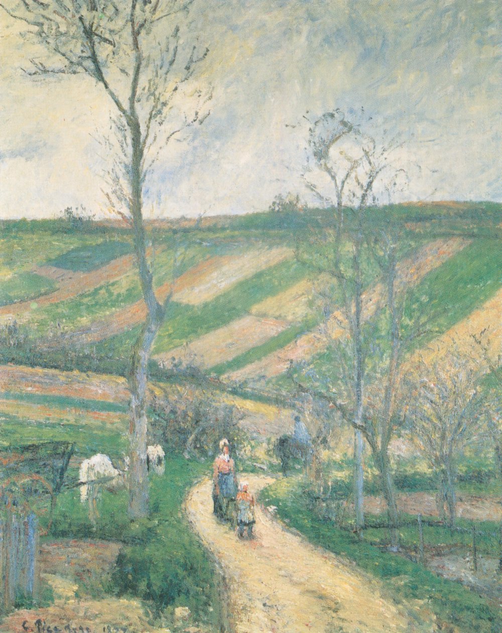 Route du Fond de LHermitage، Pontoise بواسطة كميل يعقوب بيسارو