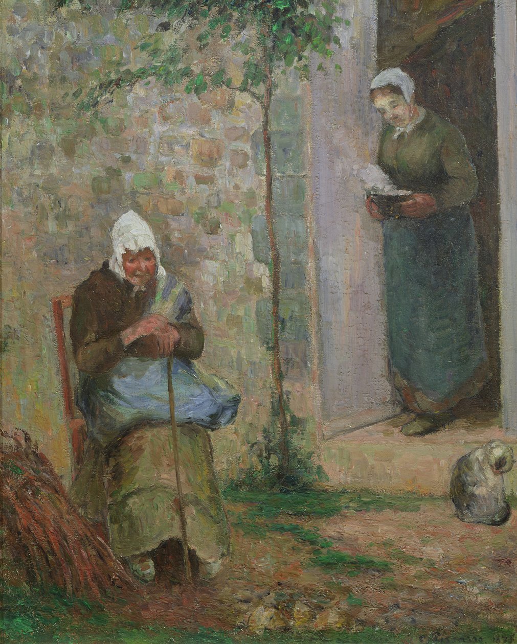 صدقة ، 1876 بواسطة كميل يعقوب بيسارو