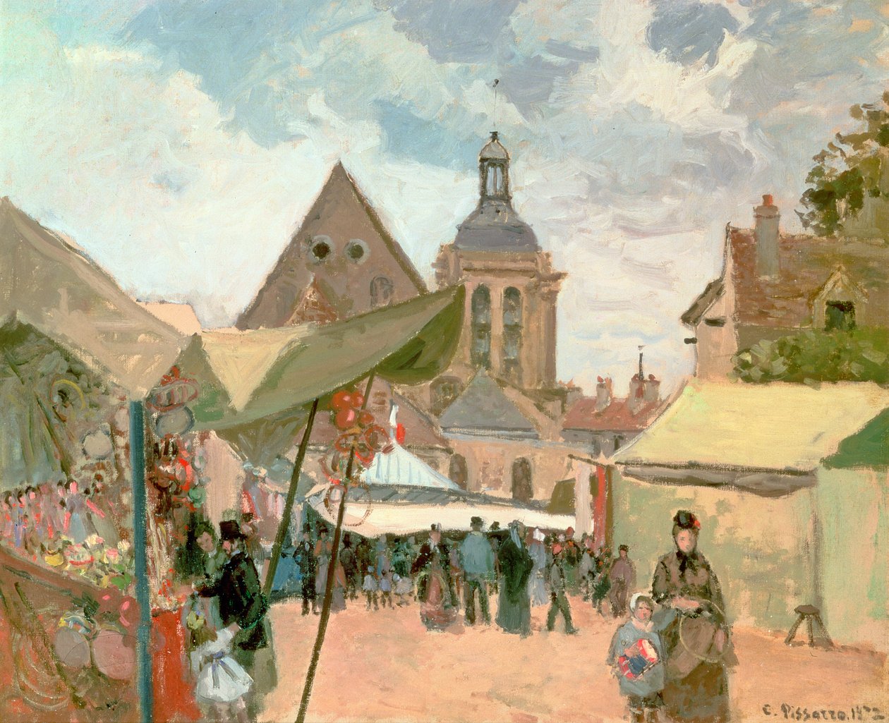 فيت سبتمبر ، بونتواز ، 1872 بواسطة كميل يعقوب بيسارو