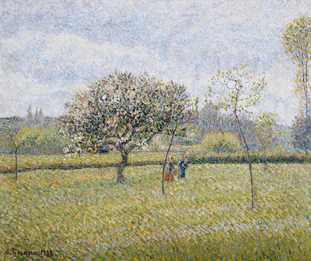 شجرة التفاح في زهرة في Eragny. شجرة التفاح في إزهار في Eragny ، 1888 بواسطة كميل يعقوب بيسارو