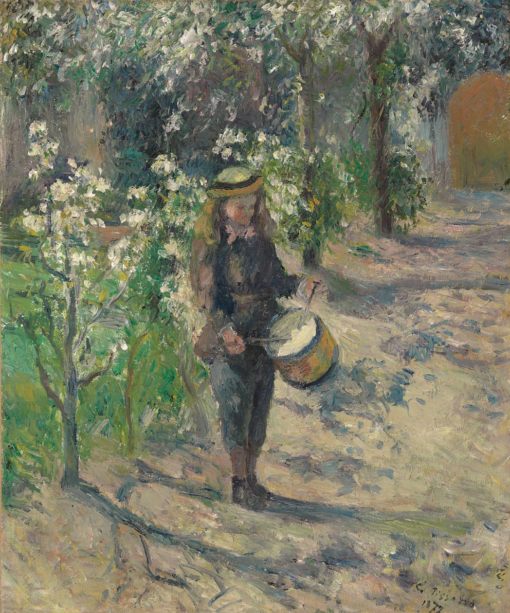 طفل مع طبل. طفل الطبل ، 1877 بواسطة كميل يعقوب بيسارو