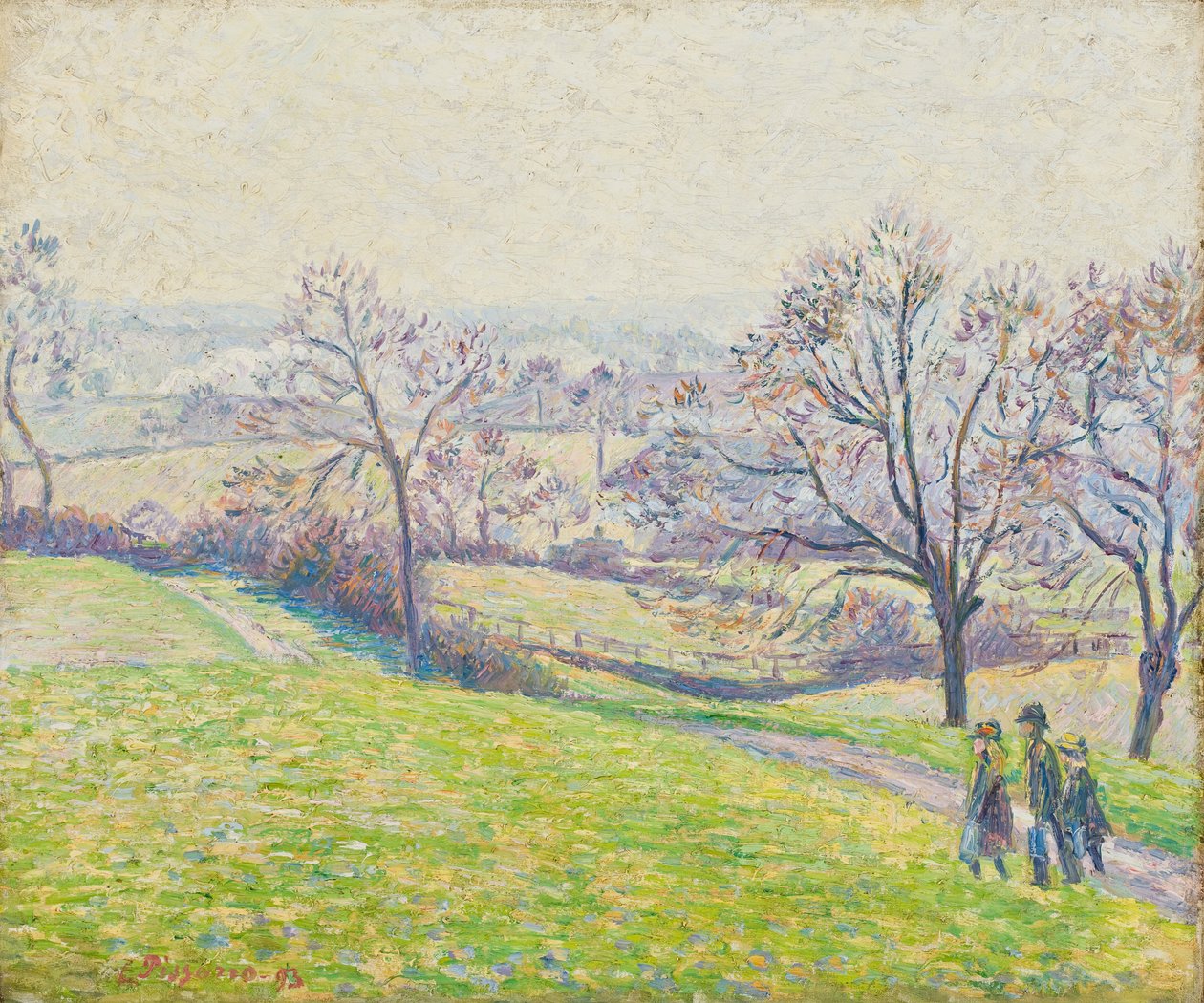 Epping Landscape ، 1893 (زيت على قماش الكتان) بواسطة كميل يعقوب بيسارو