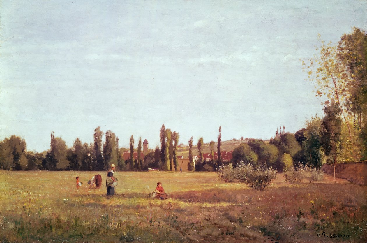 لا فارين دي سانت هيلير ، 1863 بواسطة كميل يعقوب بيسارو