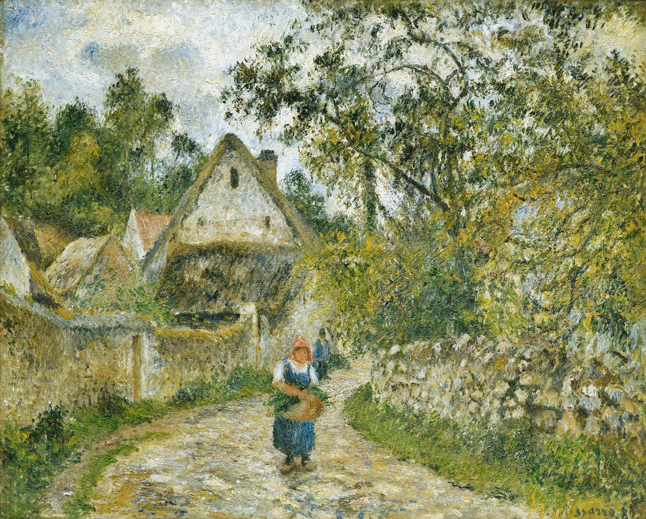 The Chemin de Hameau-Chaumieres في Valhermeil بواسطة كميل يعقوب بيسارو