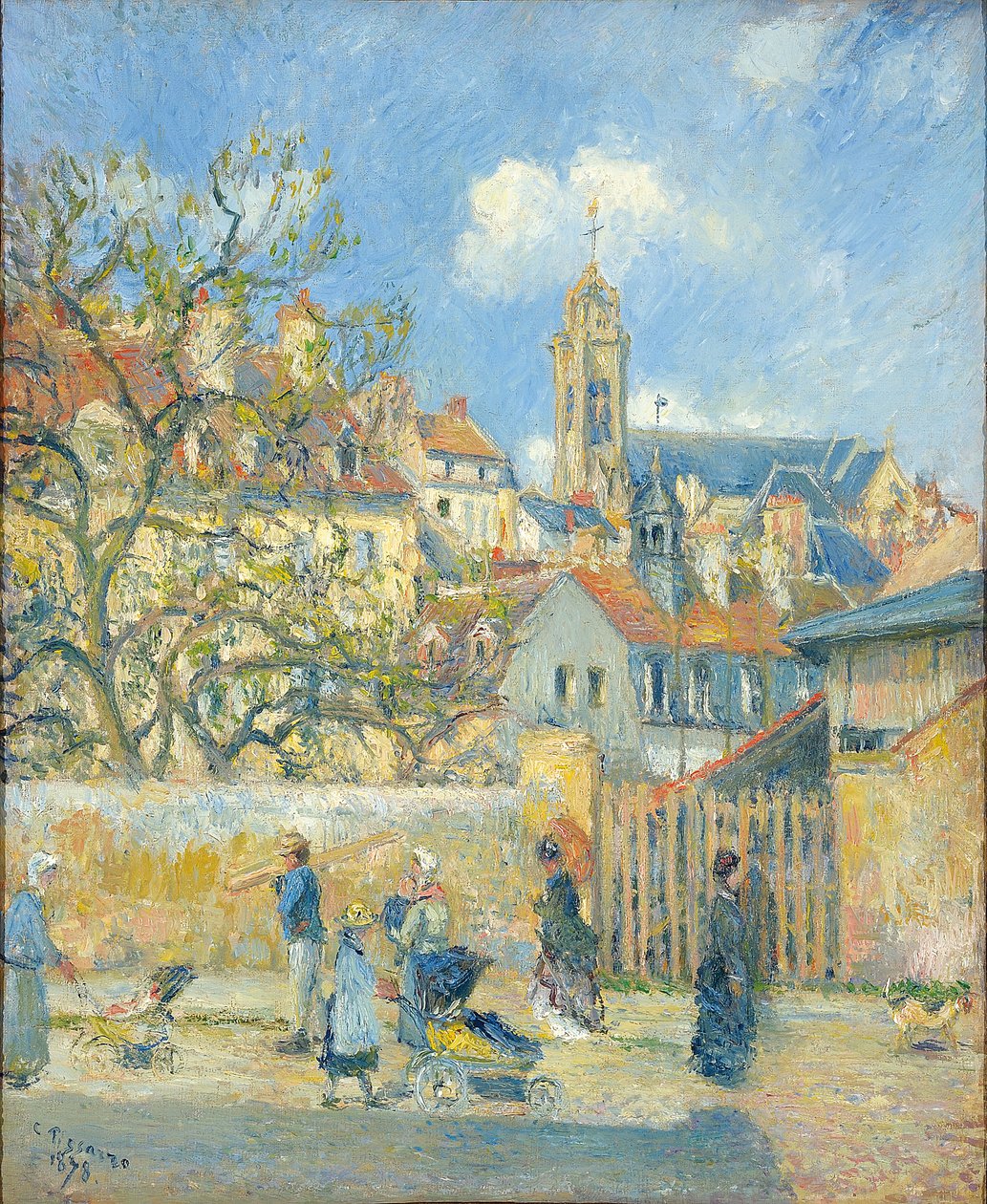 The Parc aux Charrettes ، بونتواز ، 1878 بواسطة كميل يعقوب بيسارو
