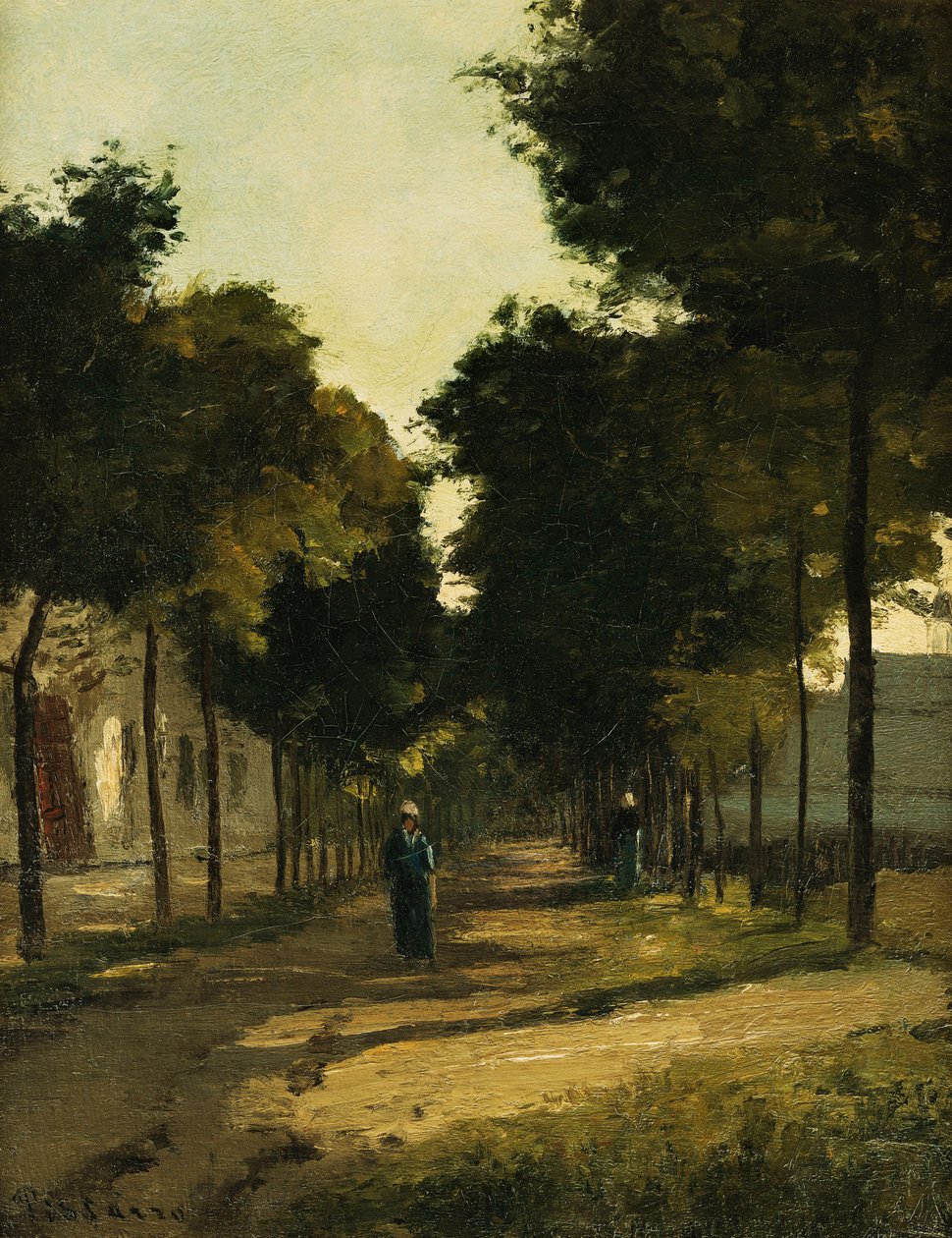 الطريق ؛ لا روت ، ج. 1870 بواسطة كميل يعقوب بيسارو