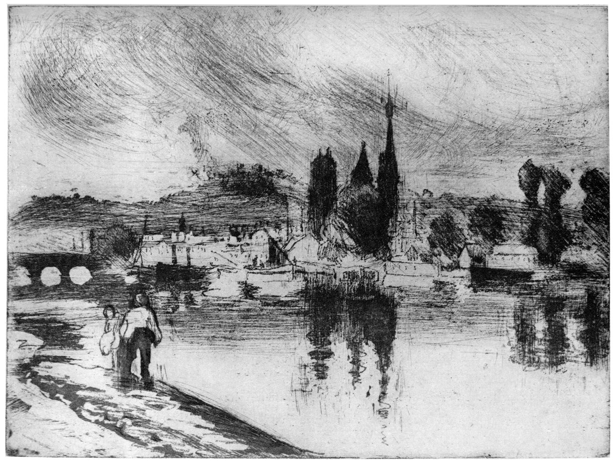 روان ، Cours la Reine ، c1850-1900 1924 بواسطة كميل يعقوب بيسارو