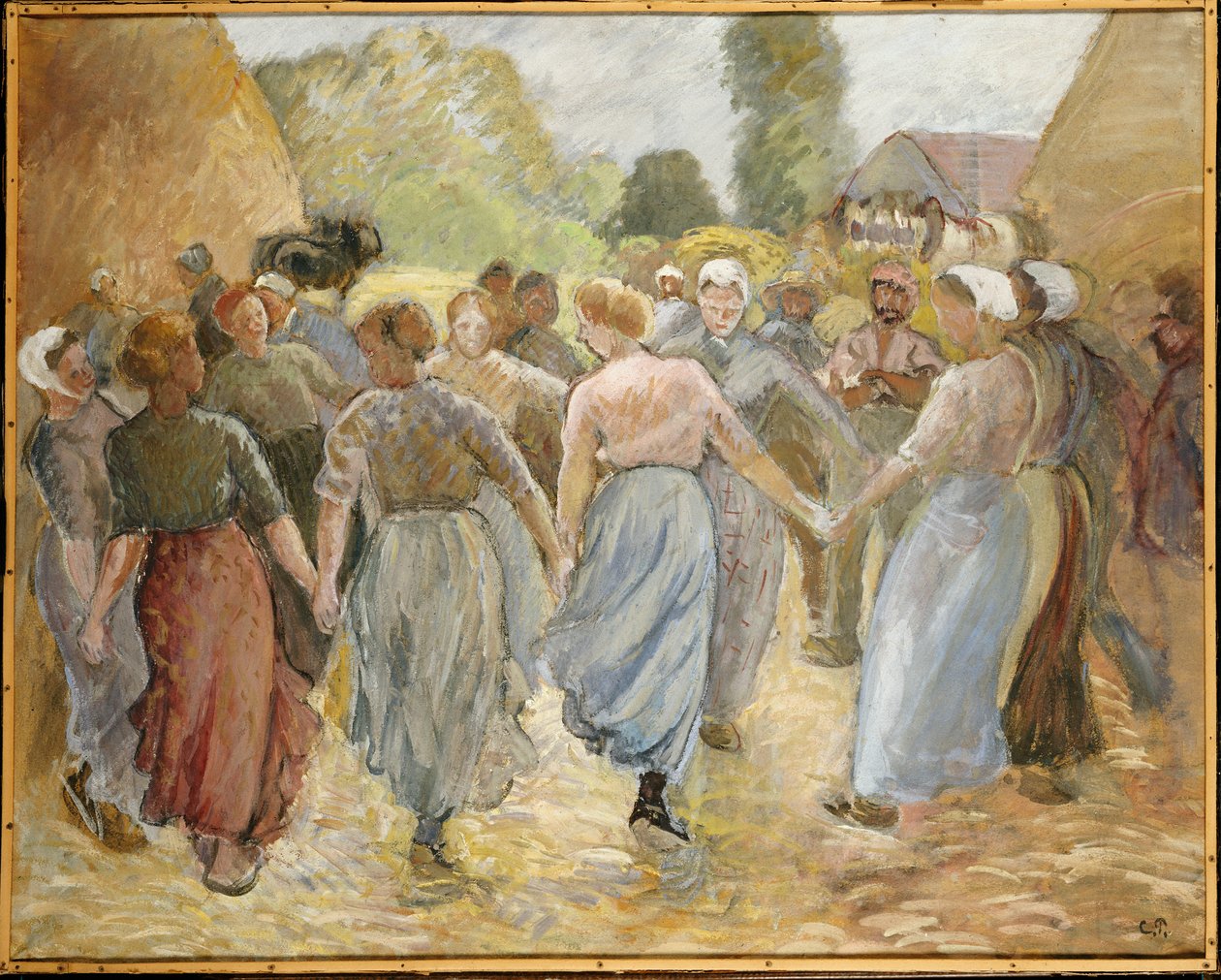الدائرة ، 1884 بواسطة كميل يعقوب بيسارو