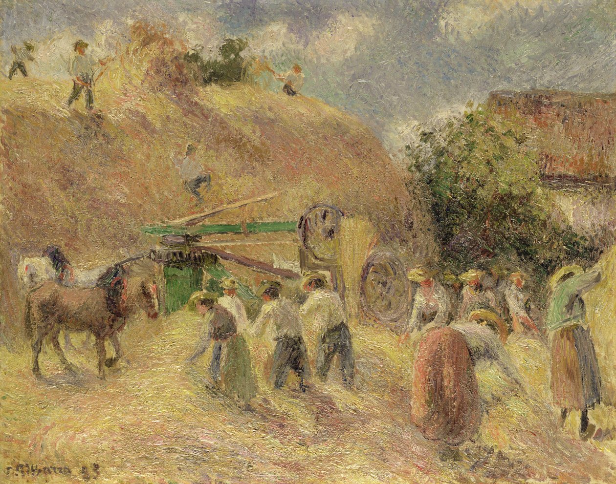 الحصاد ، 1883 بواسطة كميل يعقوب بيسارو