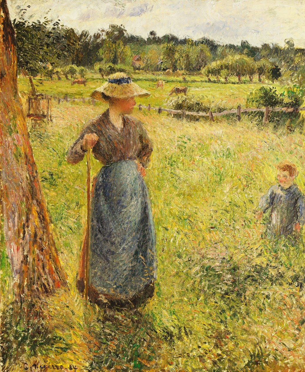 Haymaker ، 1884 بواسطة كميل يعقوب بيسارو