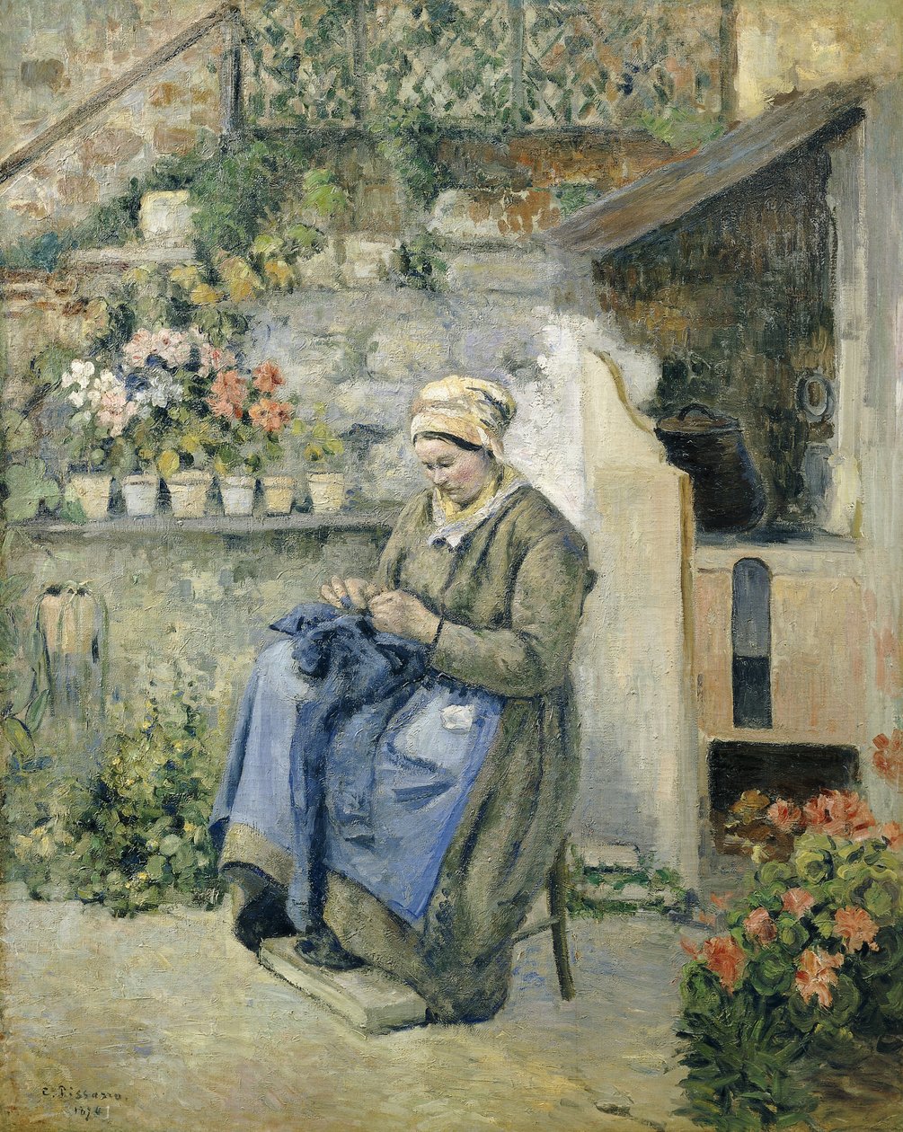 الأم جولي. لا مير جولي ، 1874 بواسطة كميل يعقوب بيسارو