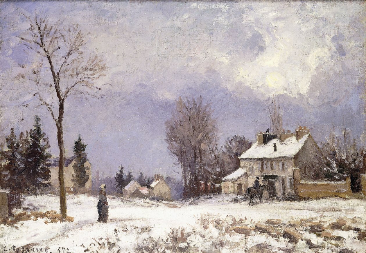 طريق فرساي في سان جيرمان في Louveciennes ، 1872 بواسطة كميل يعقوب بيسارو