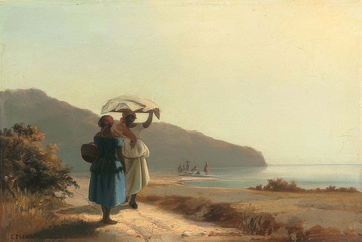 ترفيه ، سانت توماس. 1856 بواسطة كميل يعقوب بيسارو
