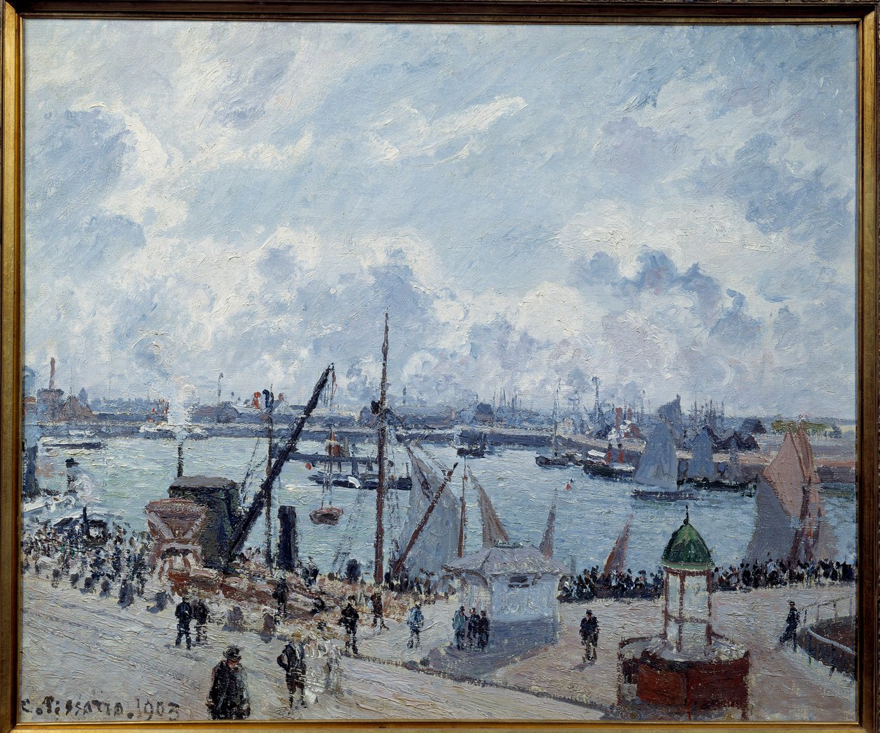 قبل ميناء لوهافر ، لوحة كواي دي ساوثهامبتون بواسطة كاميل بيسارو (1830-1903) 1903 لوهافر ، متحف الفنون الجميلة بواسطة كميل يعقوب بيسارو