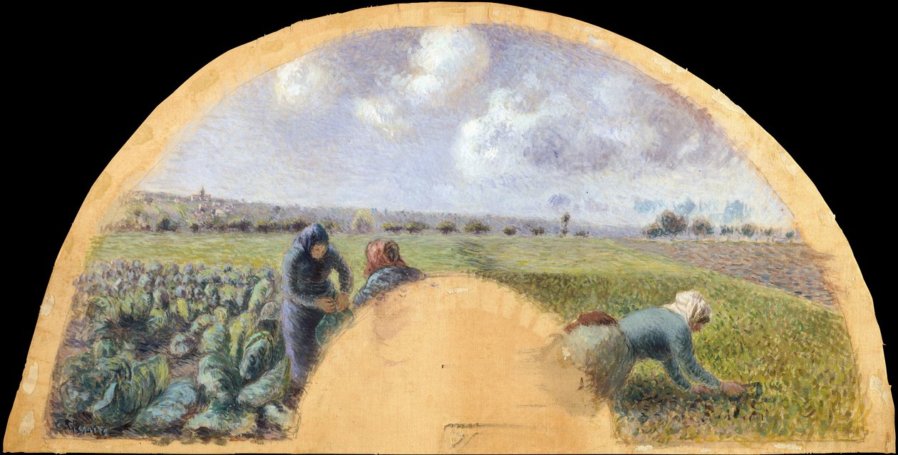 جبل المروحة: جامعو الملفوف ، كاليفورنيا. 1878-1879. بواسطة كميل بيسارو