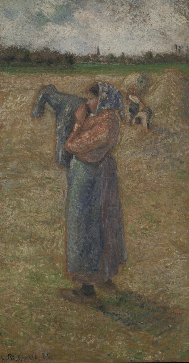 امرأة في الحقول ، 1882. بواسطة كميل بيسارو
