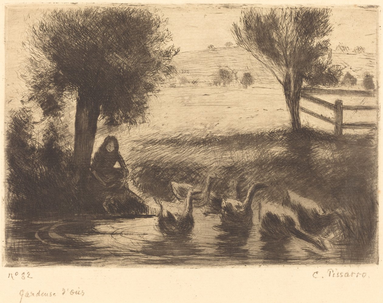جوس جيرل ، 1888. بواسطة كميل بيسارو