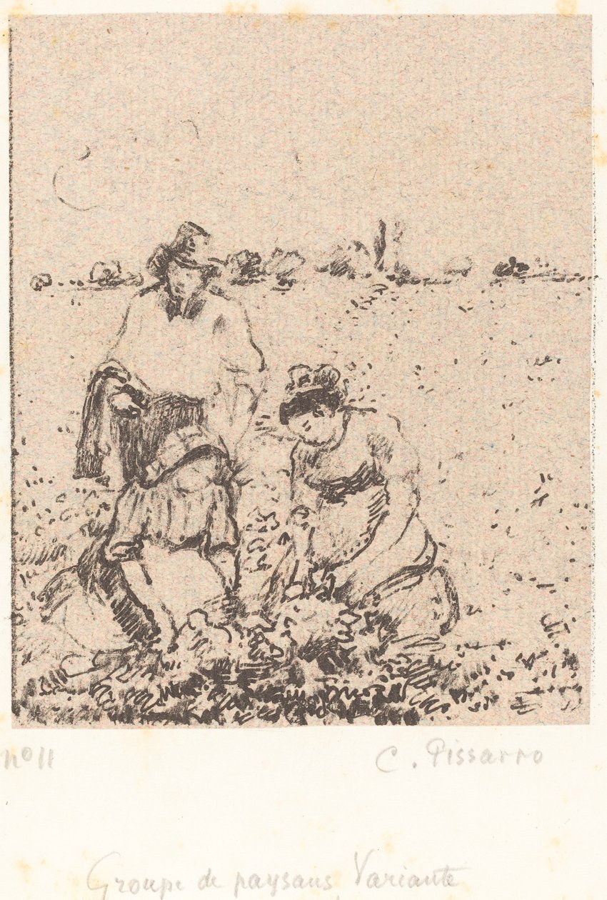 جماعة الفلاحين ، ج. 1899. بواسطة كميل بيسارو
