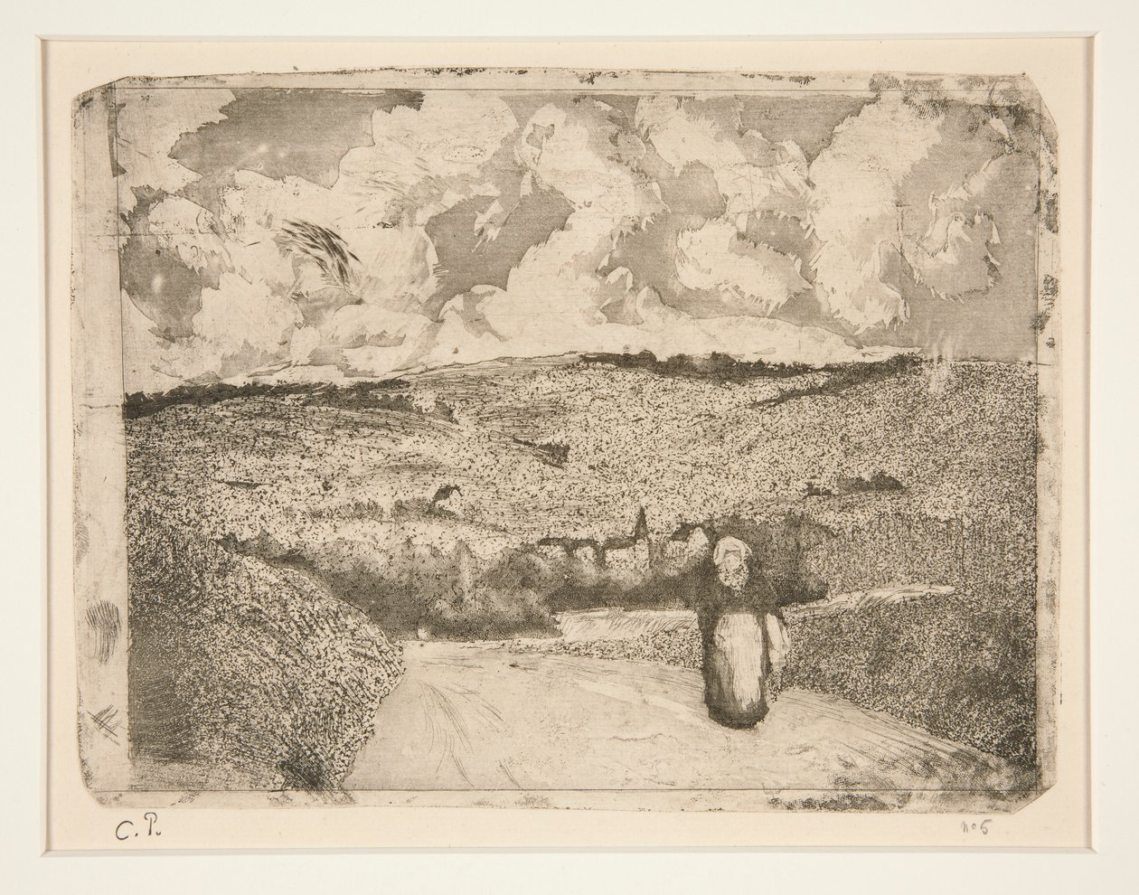 La Femme sur la route (The Woman on the Road) بواسطة كميل بيسارو