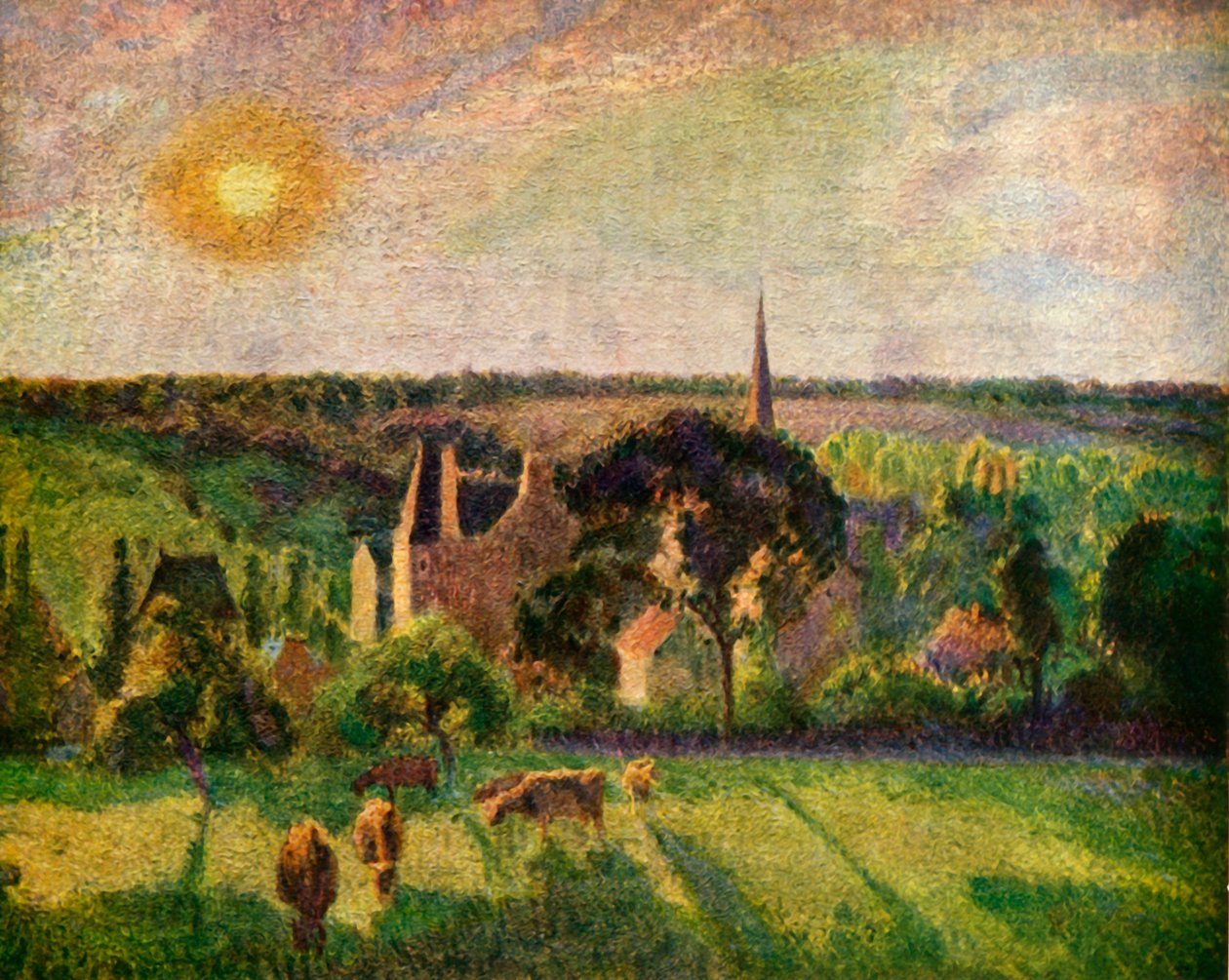 المناظر الطبيعية في Eragny ، 1897 ، 1939. بواسطة كميل يعقوب بيسارو